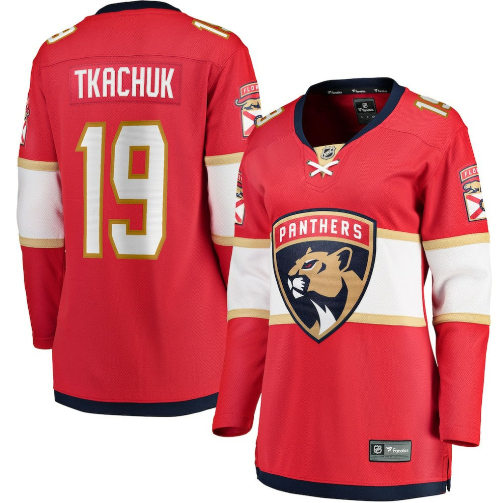 Matthew Tkachuk Florida Panthers Fanatics Women's Home Breakaway Player Jersey Red