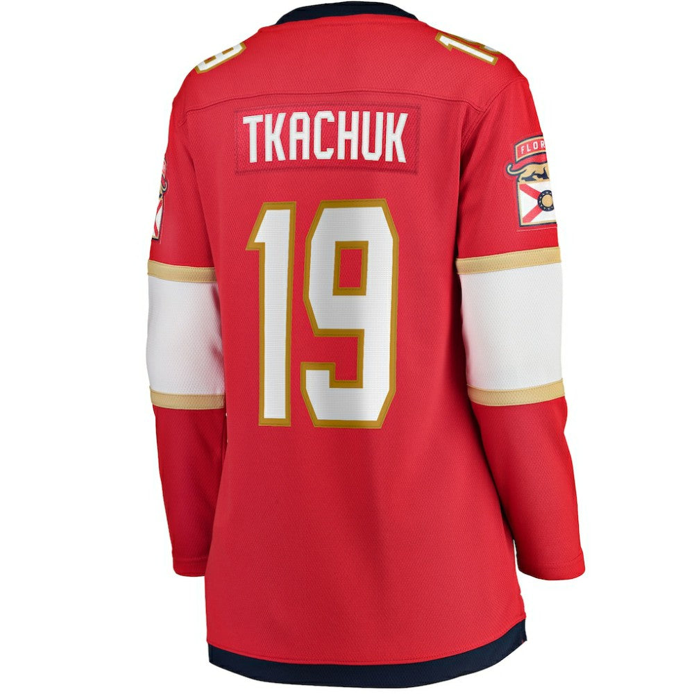 Matthew Tkachuk Florida Panthers Fanatics Women's Home Breakaway Player Jersey Red