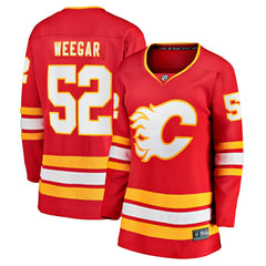 MacKenzie Weegar Calgary Flames Fanatics Women's Home Breakaway Player Jersey Red