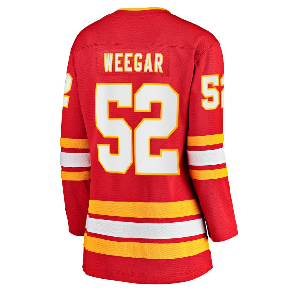 MacKenzie Weegar Calgary Flames Fanatics Women's Home Breakaway Player Jersey Red