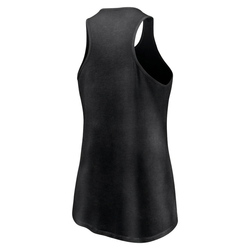 San Francisco Giants Women's Simplicity Swing Racerback Scoop Neck Tank Top - Black
