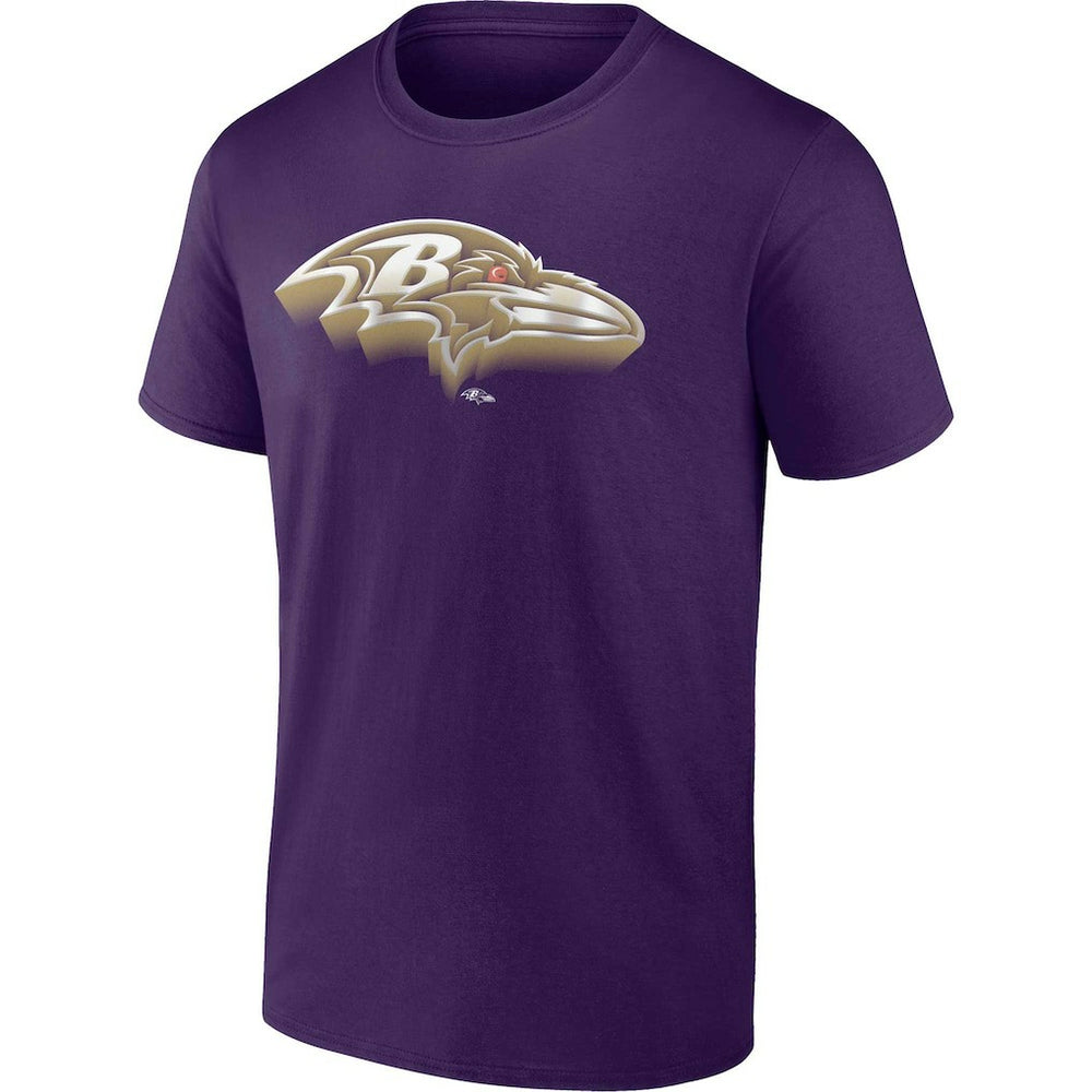 Baltimore Ravens Chrome Dimension T-Shirt - Purple outlet