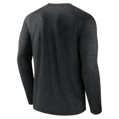 Chicago White Sox Heroic Play Raglan Long Sleeve T-Shirt - Black