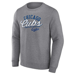 Chicago Cubs Simplicity Pullover Sweatshirt - Gray