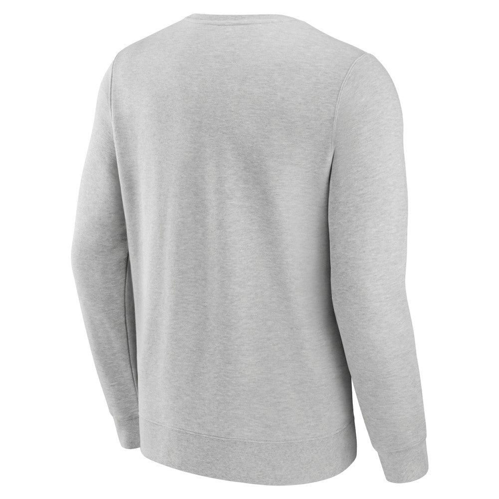 New York Mets Simplicity Pullover Sweatshirt - Heather Gray