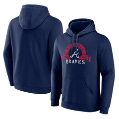 Atlanta Braves Big & Tall Utility Pullover Hoodie - Navy