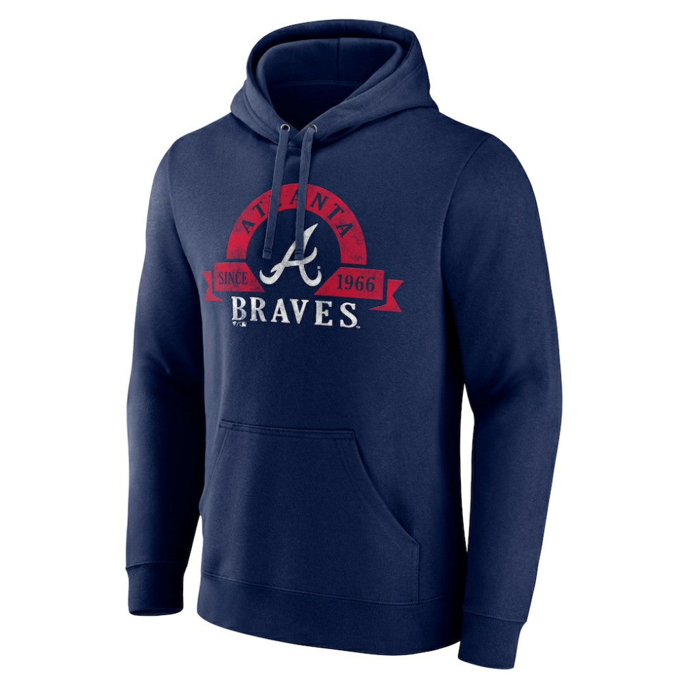 Atlanta Braves Big & Tall Utility Pullover Hoodie - Navy
