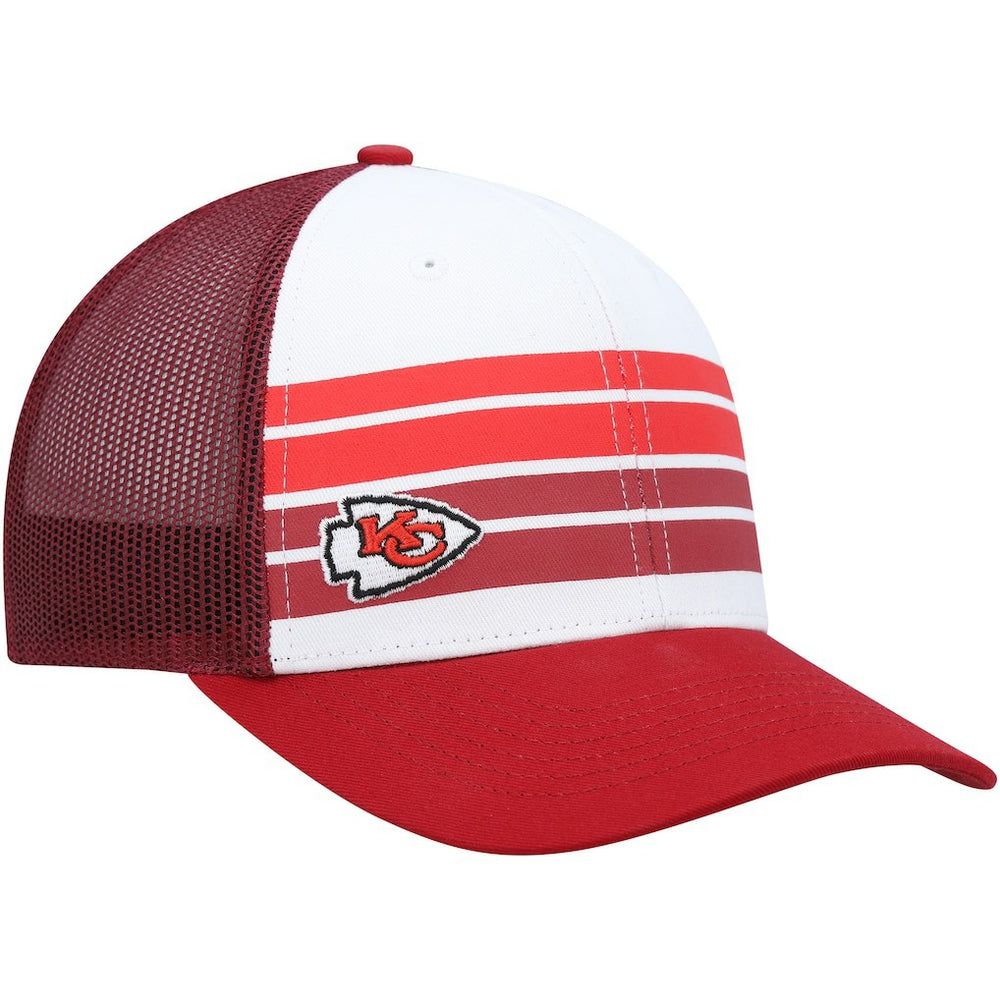 Kansas City Chiefs '47 Youth Cove Trucker Snapback Hat - White/Red online