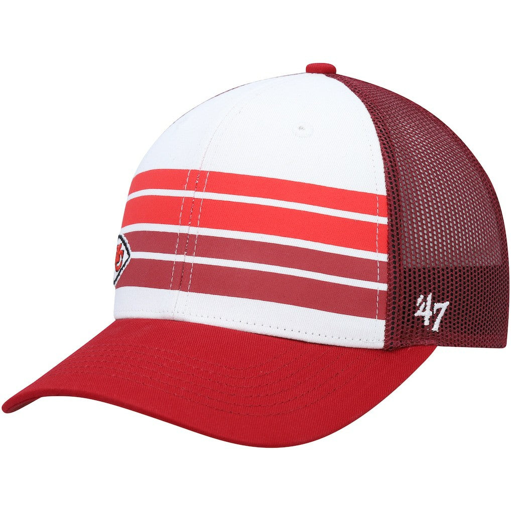 Kansas City Chiefs '47 Youth Cove Trucker Snapback Hat - White/Red online