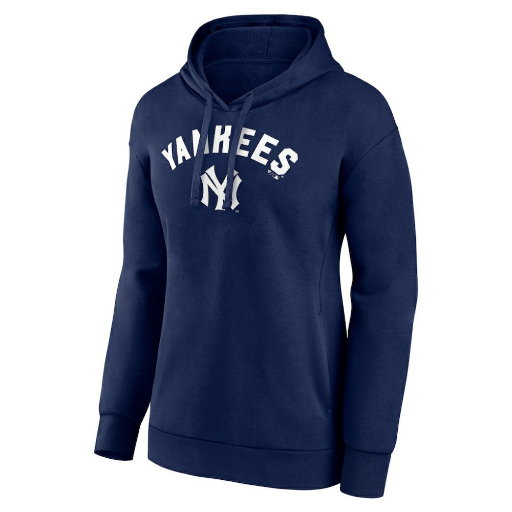 New York Yankees Women's Personalized Cooperstown Collection Winning Streak Pullover Hoodie - Navy