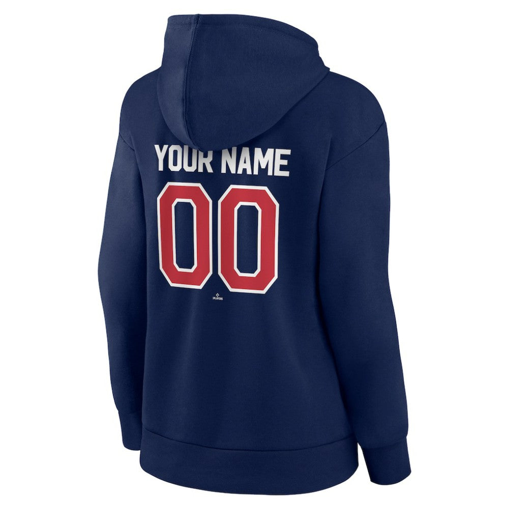 Boston Red Sox Women's Personalized Team Winning Streak Pullover Hoodie - Navy