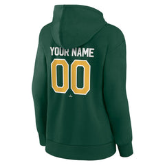 Athletics Women's Personalized Team Winning Streak Pullover Hoodie - Green