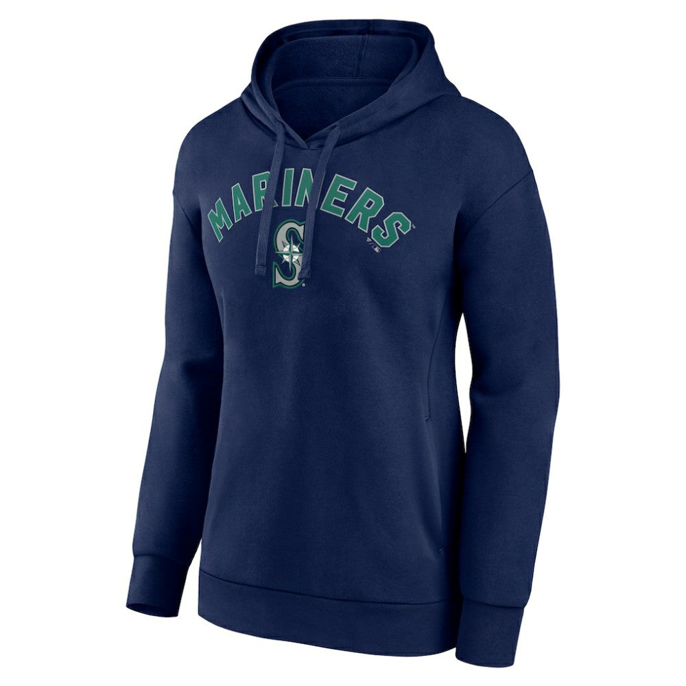 Seattle Mariners Women's Personalized Team Winning Streak Pullover Hoodie - Navy