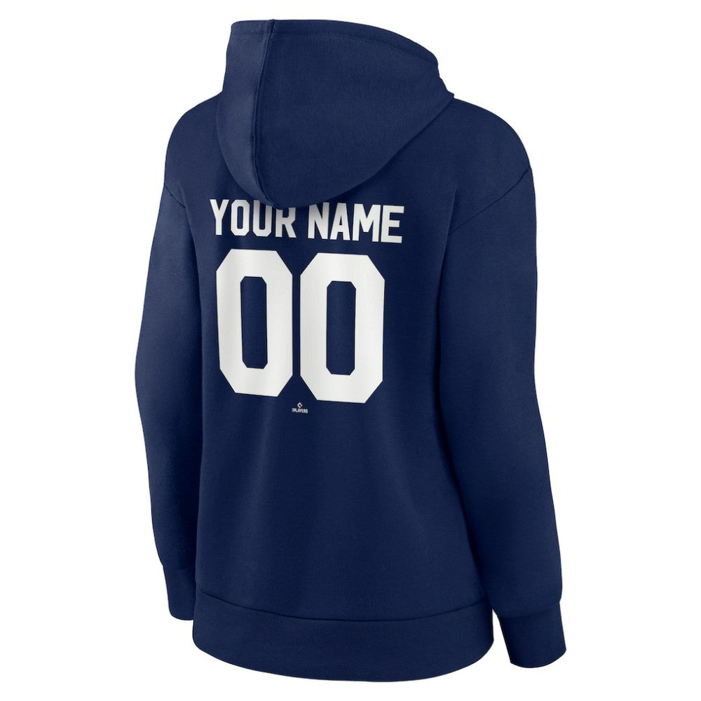 Chicago White Sox Women's Cooperstown Collection Personalized Alternate Winning Streak Pullover Hoodie - Navy