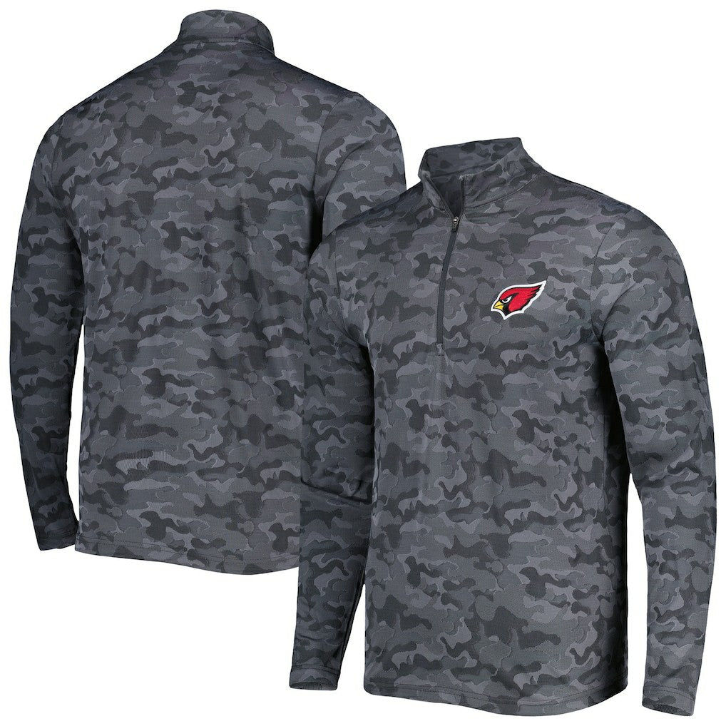 Arizona Cardinals Antigua Brigade Quarter-Zip Sweatshirt - Black online