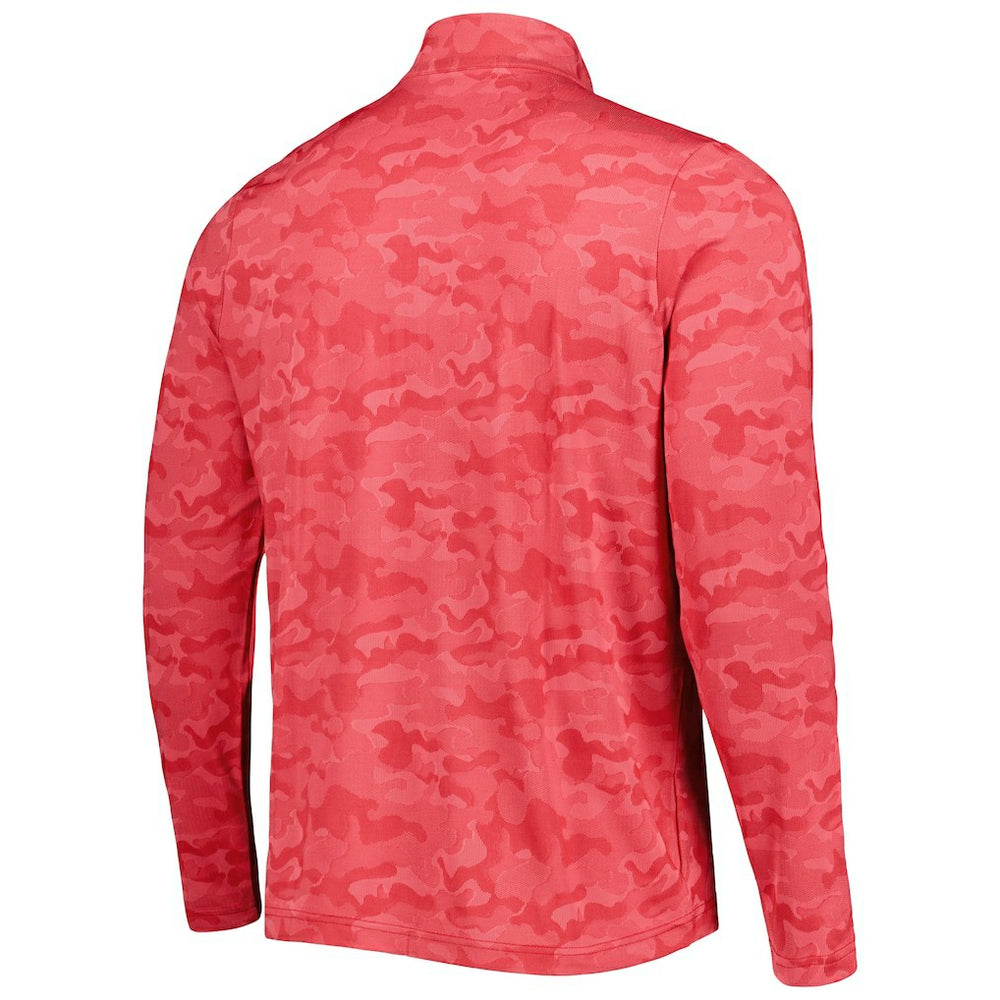 Arizona Cardinals Antigua Brigade Throwback Quarter-Zip Top - Red on sale