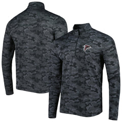 Atlanta Falcons Antigua Brigade Quarter-Zip Sweatshirt - Black outlet