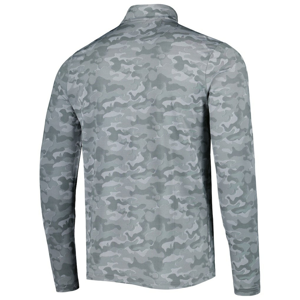 Cleveland Browns Antigua Brigade Throwback Quarter-Zip Top - Gray discount