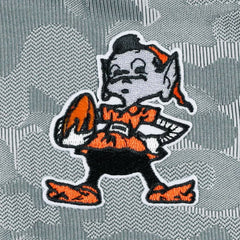 Cleveland Browns Antigua Brigade Throwback Quarter-Zip Top - Gray discount