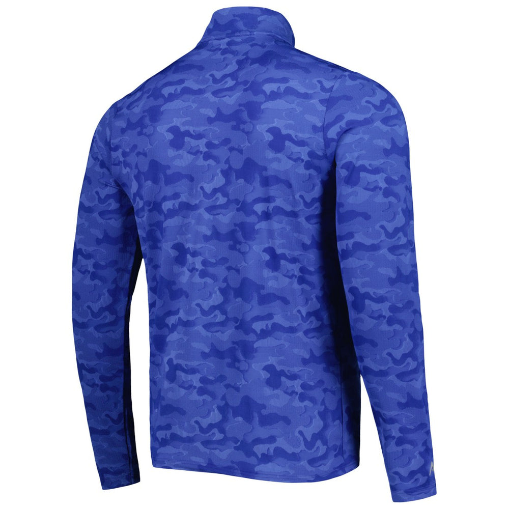 Denver Broncos Antigua Brigade Throwback Quarter-Zip Top - Royal on sale