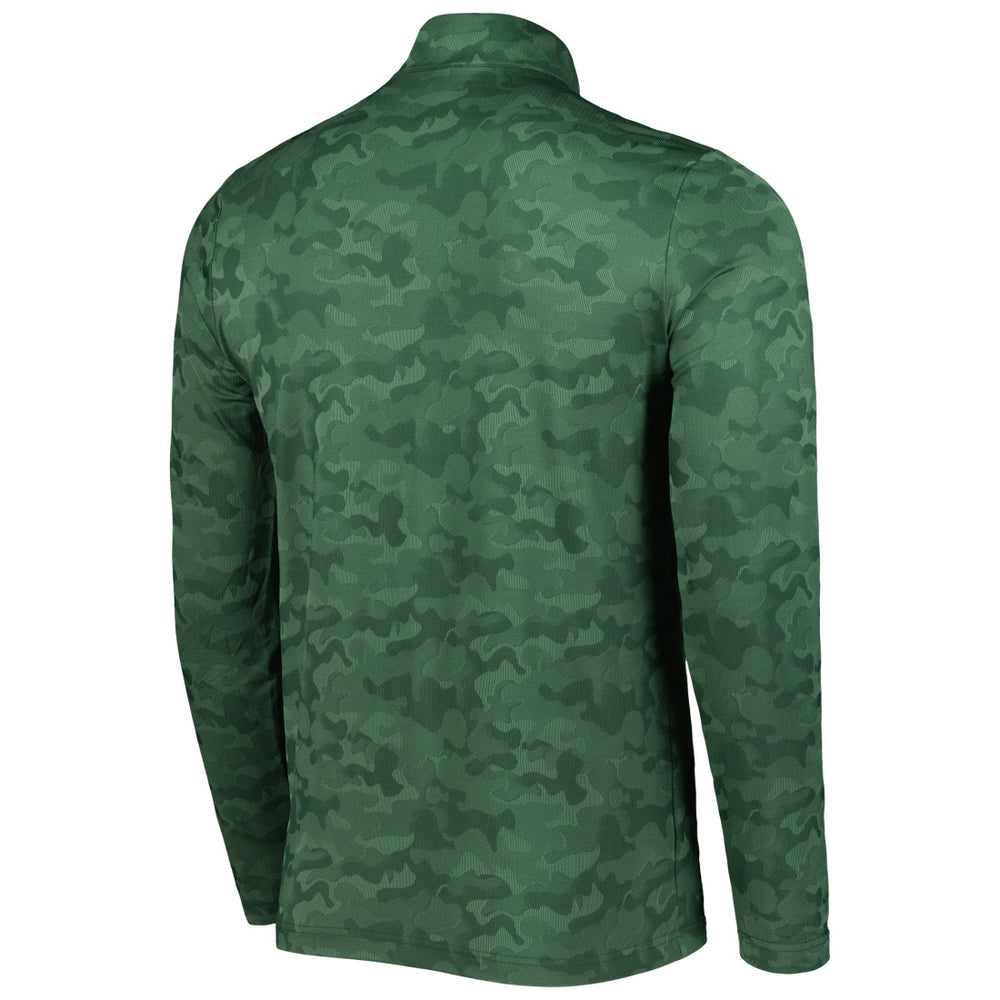 Green Bay Packers Antigua Brigade Quarter-Zip Sweatshirt - Green on sale