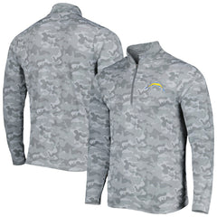Los Angeles Chargers Antigua Brigade Quarter-Zip Sweatshirt - Gray sale