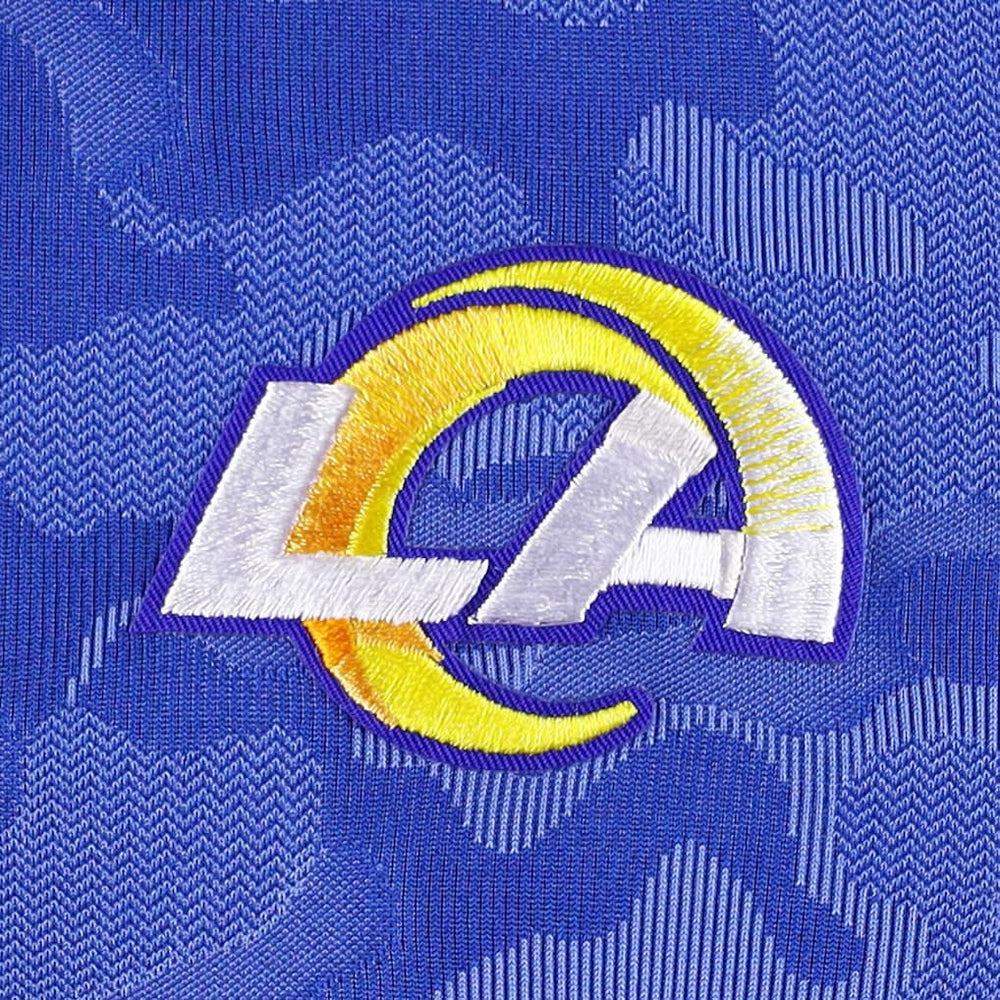 Los Angeles Rams Antigua Brigade Quarter-Zip Sweatshirt - Royal discount