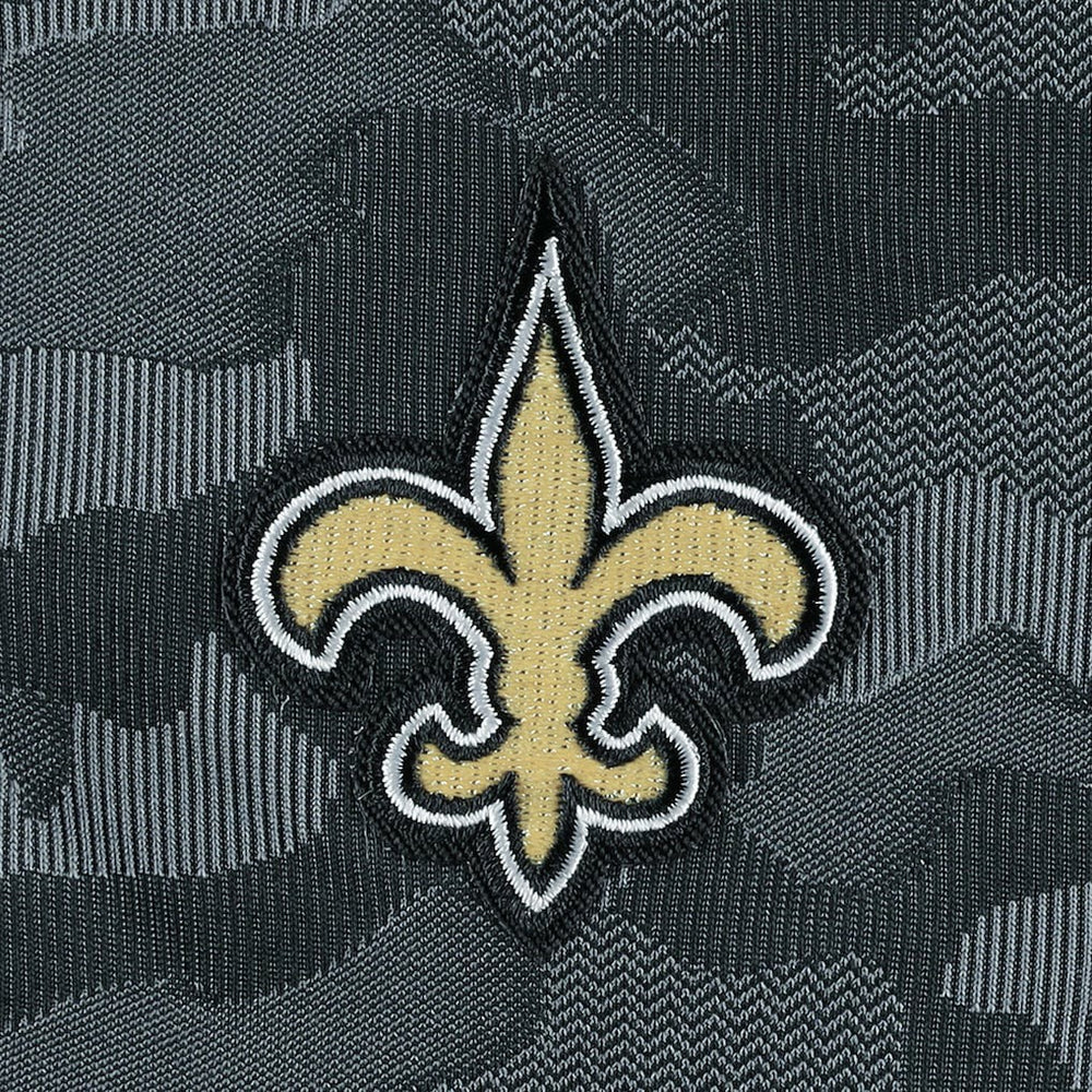 New Orleans Saints Antigua Brigade Quarter-Zip Sweatshirt - Black sale