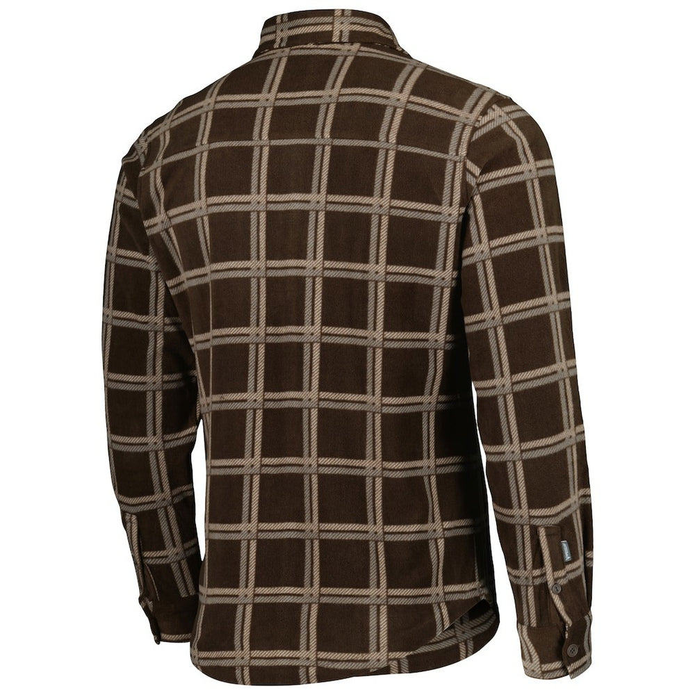 Cleveland Browns Antigua Industry Flannel Button-Up Shirt Jacket - Brown on sale