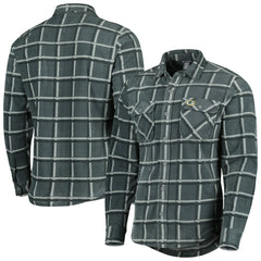 Green Bay Packers Antigua Industry Flannel Button-Up Shirt Jacket - Gray on sale