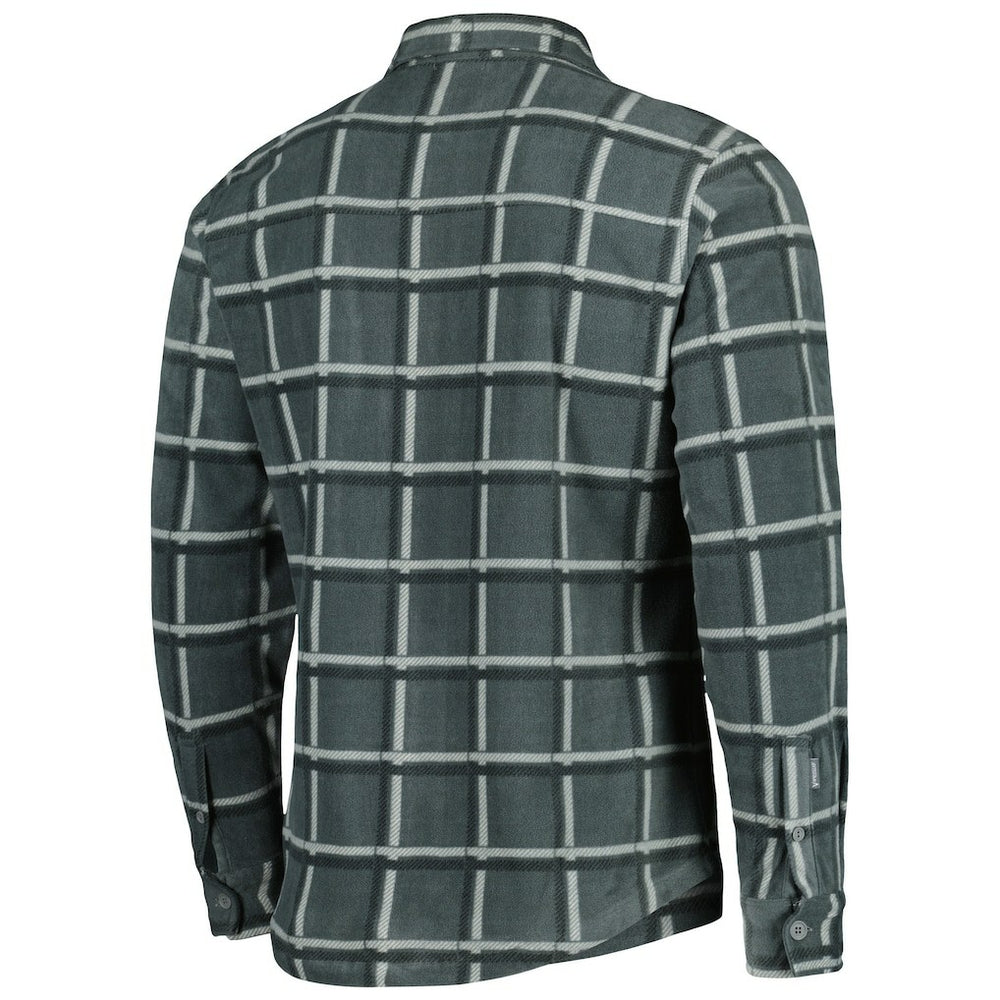 Green Bay Packers Antigua Industry Flannel Button-Up Shirt Jacket - Gray on sale