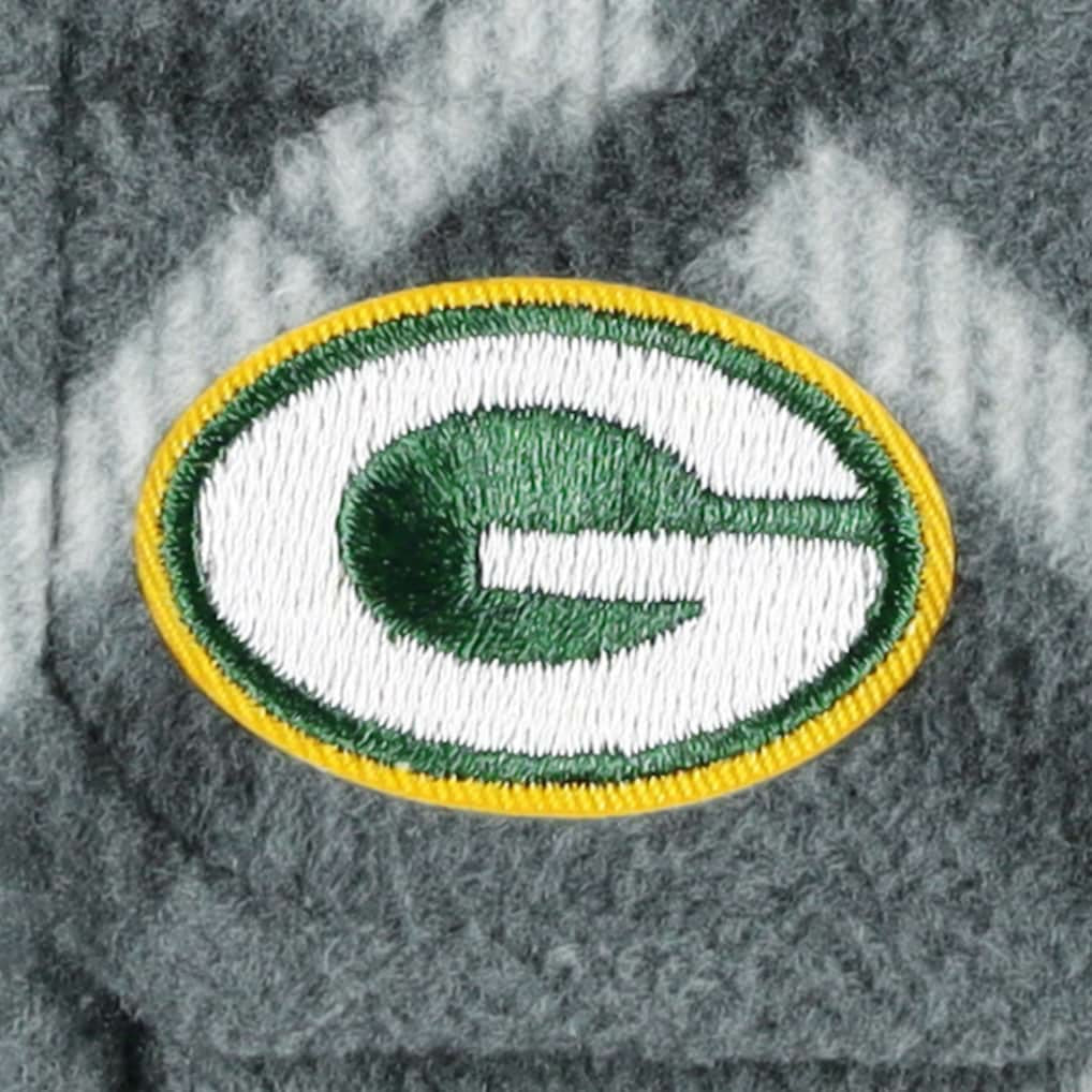 Green Bay Packers Antigua Industry Flannel Button-Up Shirt Jacket - Gray on sale