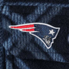 New England Patriots Antigua Industry Flannel Button-Up Shirt Jacket - Navy outlet