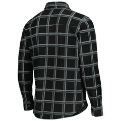 Las Vegas Raiders Antigua Industry Flannel Button-Up Shirt Jacket - Black for sale
