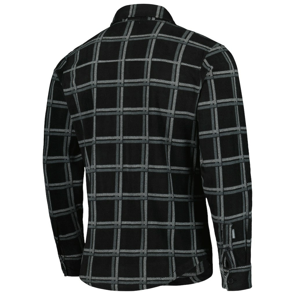 Pittsburgh Steelers Antigua Industry Flannel Button-Up Shirt Jacket - Black on sale