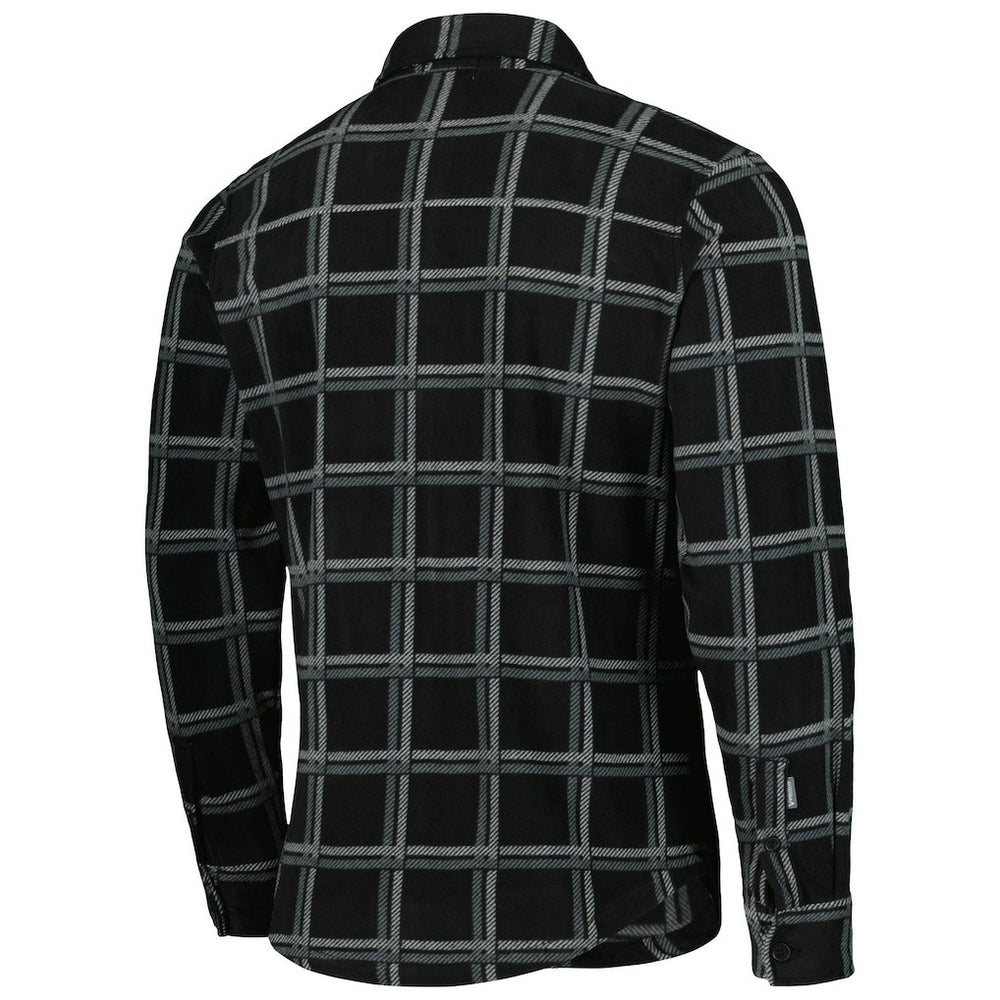 Pittsburgh Steelers Antigua Industry Flannel Button-Up Shirt Jacket - Black on sale