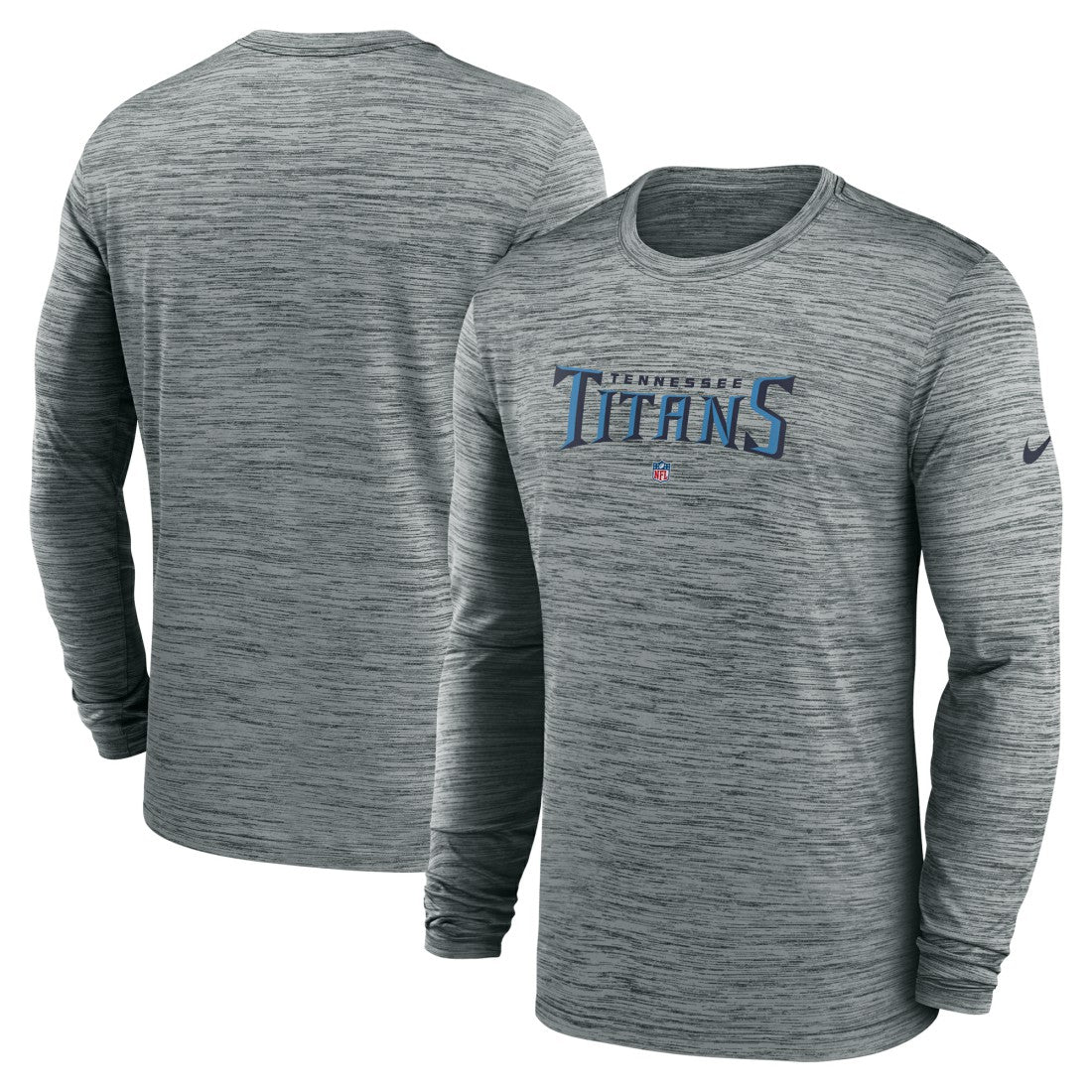 Tennessee Titans Sideline Team Velocity Performance Long Sleeve T-Shirt - Heather Gray | Nike cheap