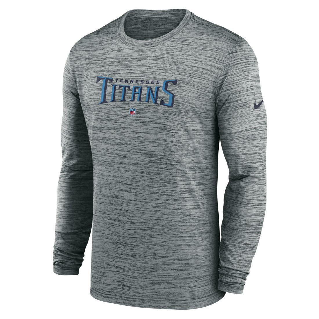 Tennessee Titans Sideline Team Velocity Performance Long Sleeve T-Shirt - Heather Gray | Nike cheap