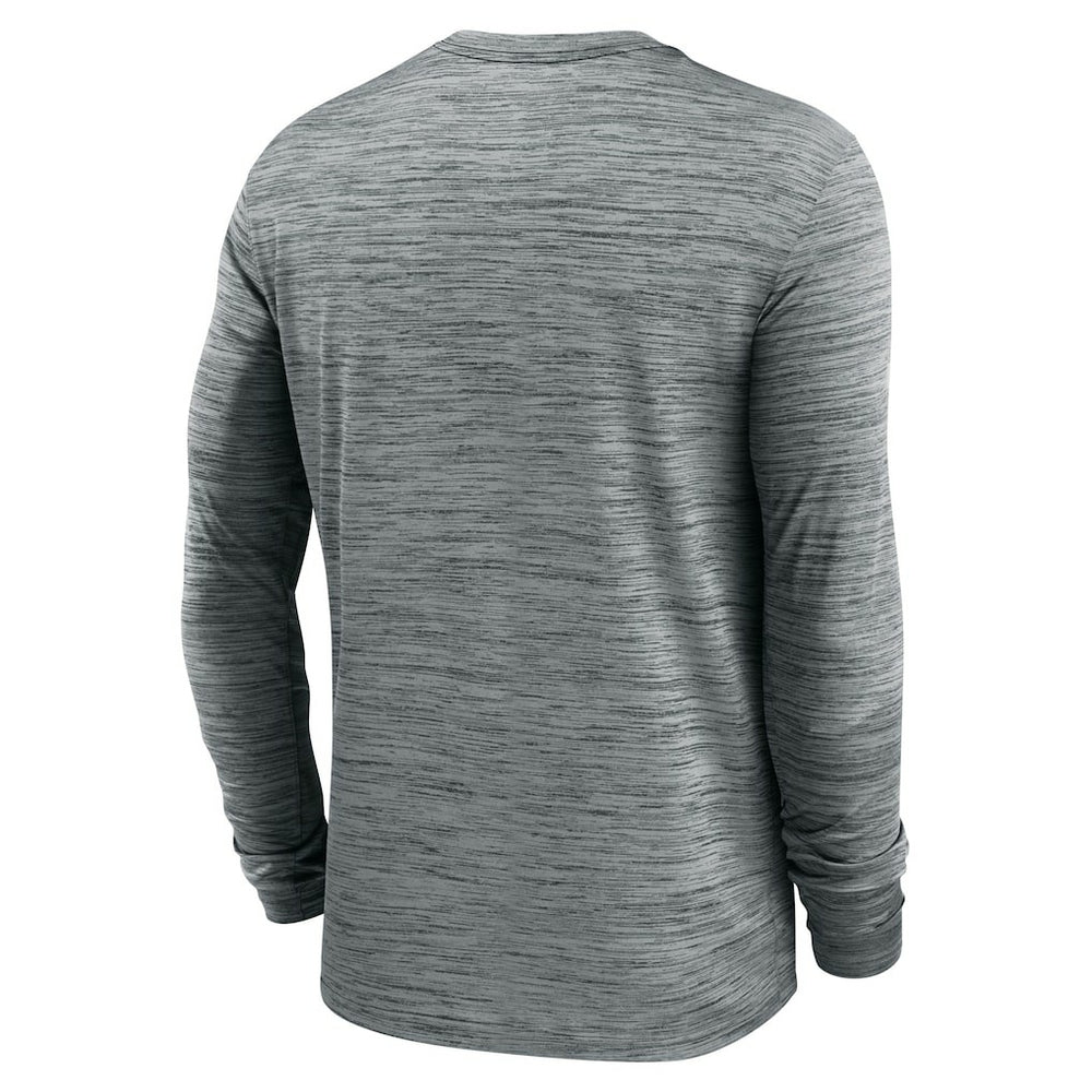 Cleveland Browns Sideline Team Velocity Performance Long Sleeve T-Shirt - Heather Gray | Nike outlet