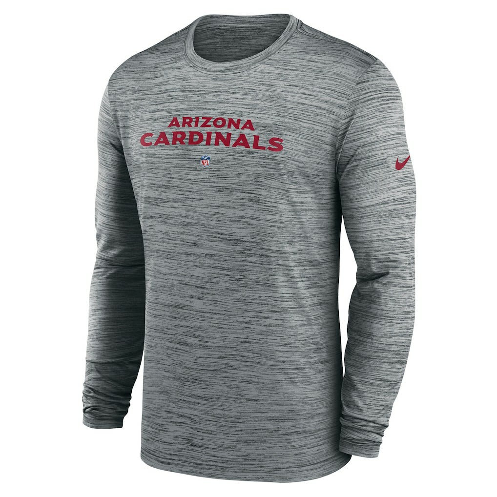 Arizona Cardinals Sideline Team Velocity Performance Long Sleeve T-Shirt - Heather Gray | Nike online