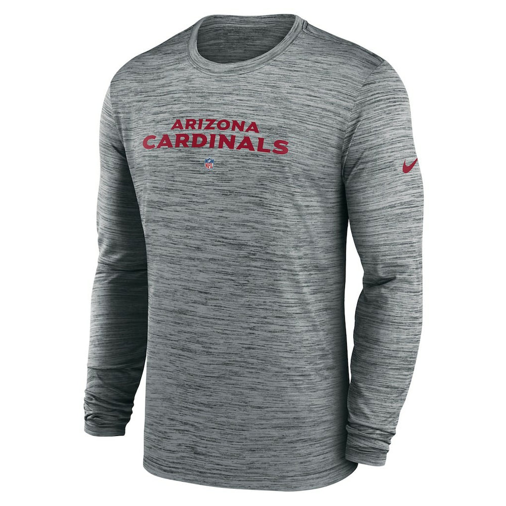 Arizona Cardinals Sideline Team Velocity Performance Long Sleeve T-Shirt - Heather Gray | Nike online