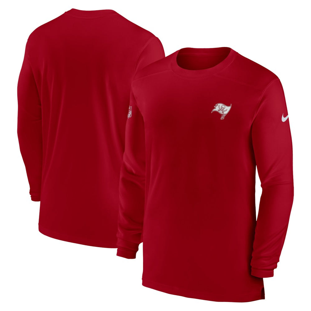 Tampa Bay Buccaneers Sideline Coach Performance Long Sleeve T-Shirt - Red | Nike for sale