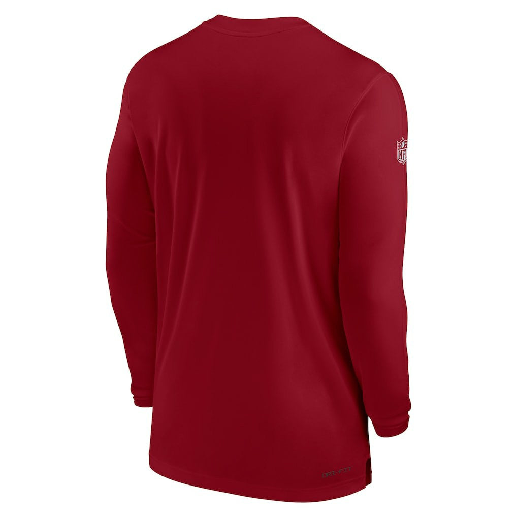 Arizona Cardinals Sideline Coach Performance Long Sleeve T-Shirt - Cardinal | Nike on sale