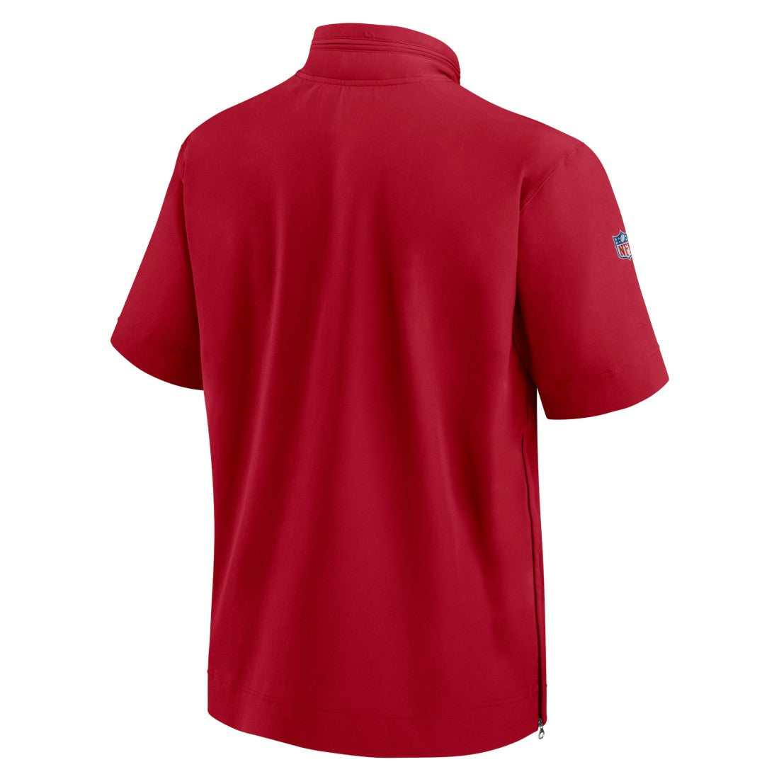 Tampa Bay Buccaneers Sideline Coach Short Sleeve Hoodie Quarter-Zip Jacket - Red | Nike cheap