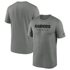 Las Vegas Raiders Sideline Legend Performance T-Shirt - Heather Gray | Nike online