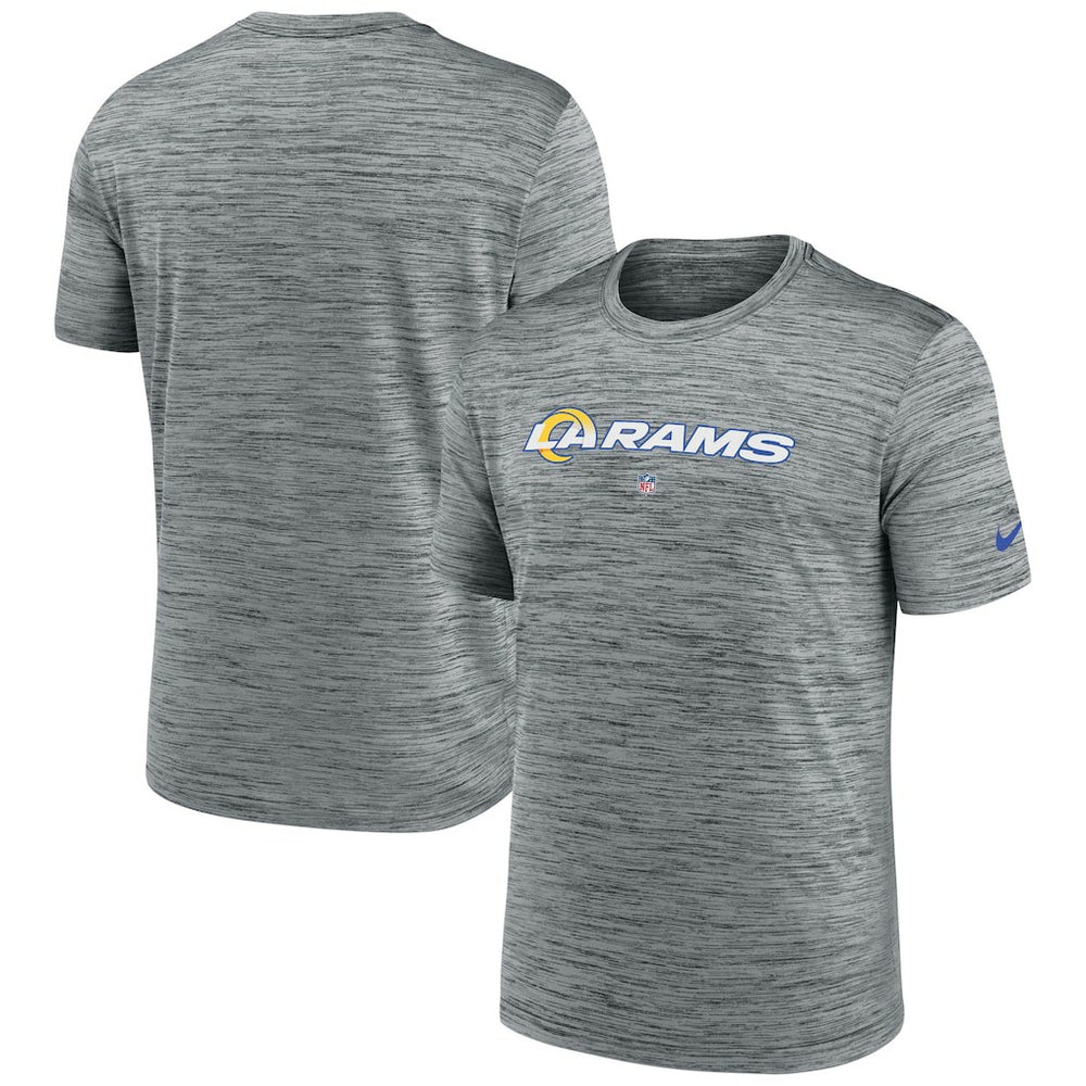 Los Angeles Rams Velocity Performance T-Shirt - Gray | Nike on sale