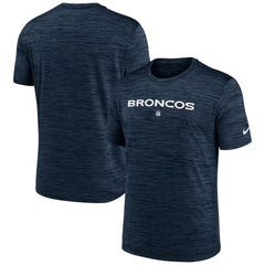 Denver Broncos Velocity Performance T-Shirt - Navy | Nike sale