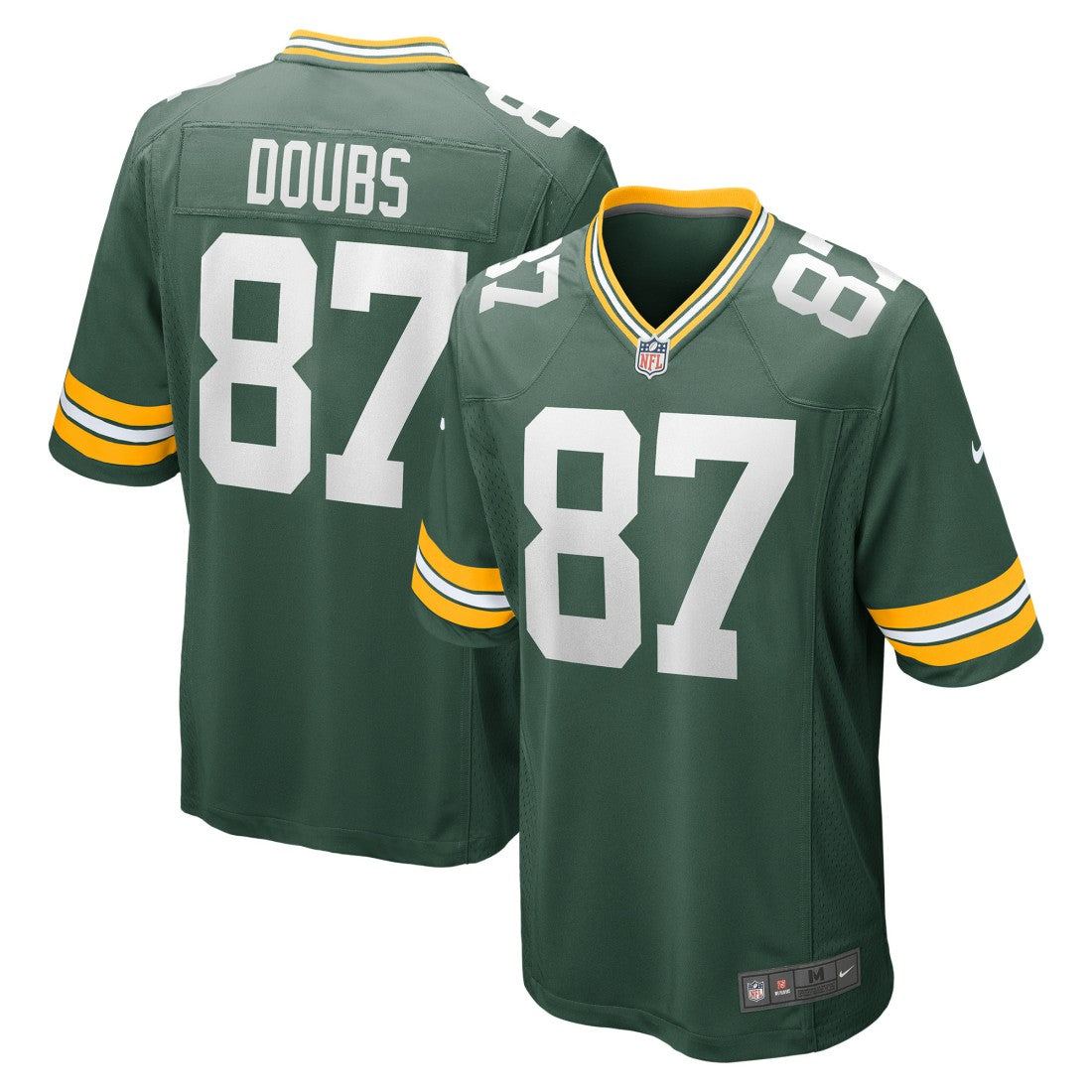 Romeo Doubs Green Bay Packers Game Player Jersey - Green | Nike on sale