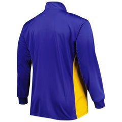 Los Angeles Rams Big & Tall Quarter-Zip Top - Royal discount