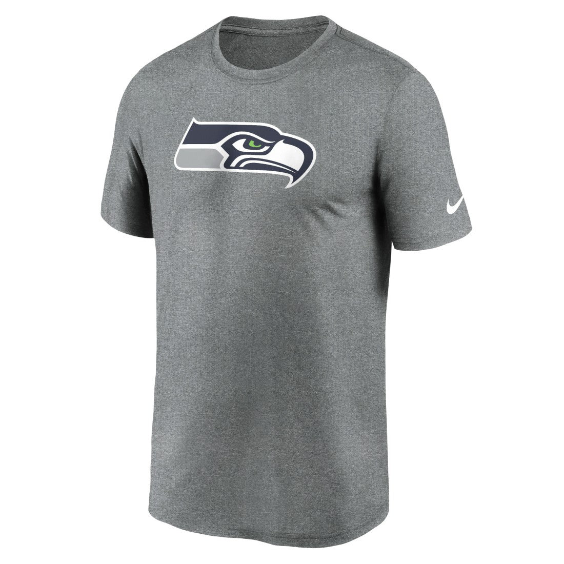 Seattle Seahawks Primetime Legend Logo Performance T-Shirt - Heather Charcoal | Nike on sale